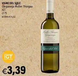 Hurrà VIGNE DEL SOLE Garganega Muller Thurgau IGT offerta