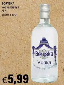 Hurrà BORYSKA Vodka bianca offerta
