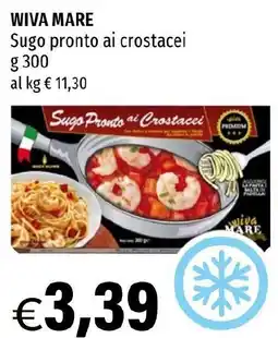 Hurrà WIVA MARE Sugo pronto ai crostacei offerta