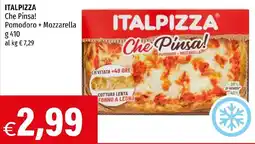 Hurrà ITALPIZZA Che Pinsa! Pomodoro + Mozzarella offerta