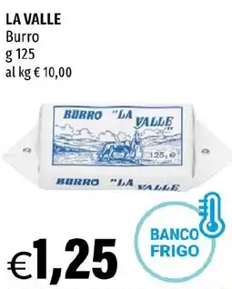 Hurrà LA VALLE Burro offerta