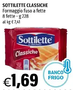 Hurrà SOTTILETTE CLASSICHE Formaggio fuso a fette 8 fette offerta