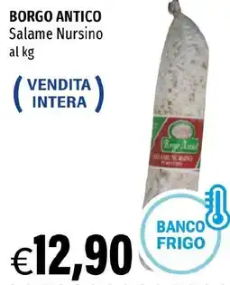 Hurrà BORGO ANTICO Salame Nursino offerta