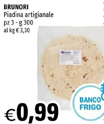 Hurrà BRUNORI Piadina artigianale offerta