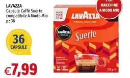 Hurrà LAVAZZA Capsule Caffè Suerte compatibile A Modo Mio pz 36 offerta