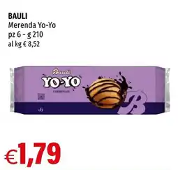 Hurrà BAULI Merenda Yo-Yo pz 6 offerta