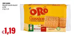 Hurrà ORO SAIWA Biscotti secchi classici offerta