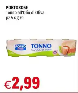 Hurrà PORTOROSE Tonno all'Olio di Oliva offerta