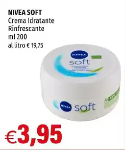 Hurrà NIVEA SOFT Crema Idratante Rinfrescante offerta