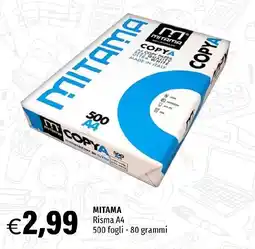 Hurrà MITAMA Risma A4 500 fogli offerta