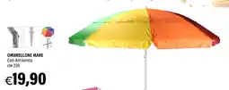 Hurrà OMBRELLONE MARE Con Antivento cm 220 offerta