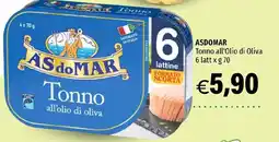 Hurrà ASDOMAR Tonno all'Olio di Oliva offerta
