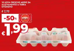 Bennet 10 uova fresche medie da allevamento a terra OVONOVO offerta