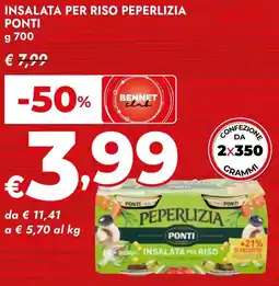 Bennet Insalata per riso PEPERLIZIA PONTI offerta