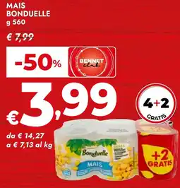Bennet MAIS BONDUELLE offerta