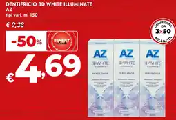Bennet Dentifricio 3d white illuminate AZ tipi vari offerta