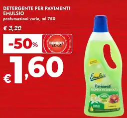 Bennet Detergente per pavimenti EMULSIO profumazioni varie offerta