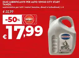Bennet Olio lubrificante per auto 10w40 city start TAMOIL offerta