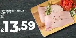 Bennet Sottilissime di fesa di tacchino AIA al kg offerta