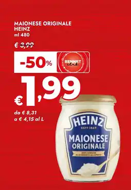 Bennet Maionese originale HEINZ offerta