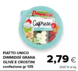Tigre Piatto unico dimmidisì grana olive e crostini offerta