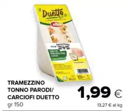 Tigre Tramezzino tonno parodi/ carciofi duetto offerta
