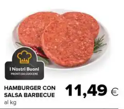 Tigre Hamburger con salsa barbecue offerta