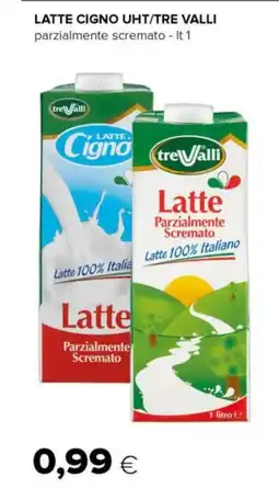 Tigre Latte cigno uht/tre valli offerta