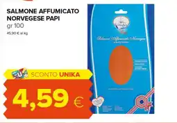 Tigre Salmone affumicato norvegese papi offerta