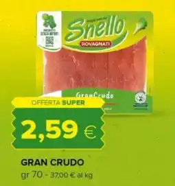 Tigre Rovagnati gran crudo offerta