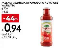 Bennet Passata vellutata di pomodoro al vapore VALFRUTTA offerta