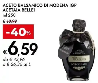 Bennet Aceto balsamico di modena igp acetaia bellei offerta