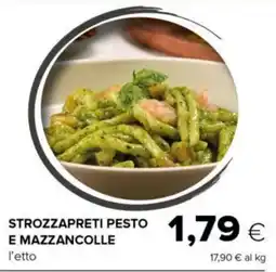 Tigre Strozzapreti pesto e mazzancolle offerta