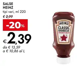 Bennet Salse HEINZ tipi vari offerta