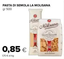 Tigre Pasta di semola LA MOLISANA offerta