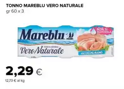 Tigre Tonno mareblu vero naturale offerta