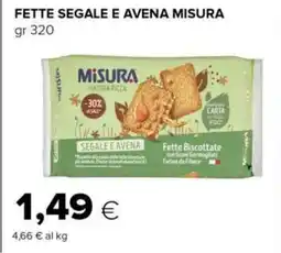 Tigre Fette segale e avena MISURA offerta