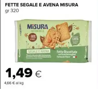 Tigre Fette segale e avena MISURA offerta