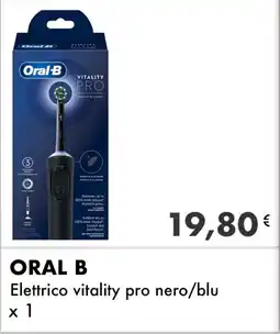 Iper Tosano ORAL B Elettrico vitality pro nero/blu offerta