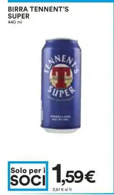 Coop Birra Tennent’s Super offerta