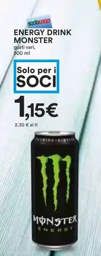 Coop ENERGY DRINK MONSTER offerta