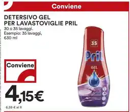 Coop DETERSIVO GEL PER LAVASTOVIGLIE PRIL offerta
