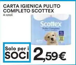 Coop Carta Igienica Pulito Completo Scottex offerta