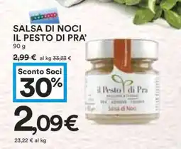 Coop SALSA DI NOCI IL PESTO DI PRA’ offerta