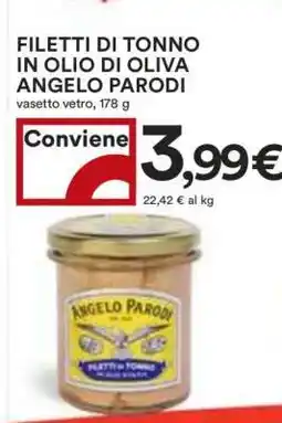 Coop Filetti di tonno in olio di oliva Angelo Parodi offerta