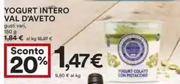 Coop YOGURT INTERO VAL D'AVETO offerta