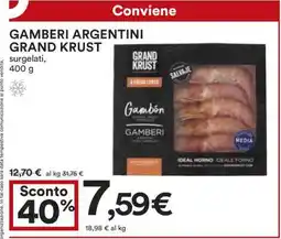 Coop Gamberi Argentini Grand Krust offerta