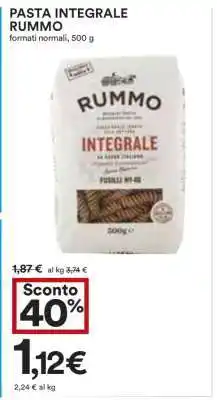 Coop PASTA INTEGRALE RUMMO offerta