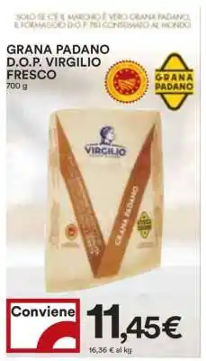 Coop GRANA PADANO D.O.P. VIRGILIO FRESCO offerta