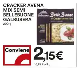 Coop CRACKER AVENA MIX SEMI BELLEBUONE GALBUSERA offerta